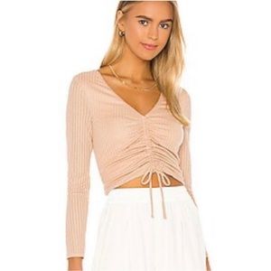 Privacy Please Ruched Top